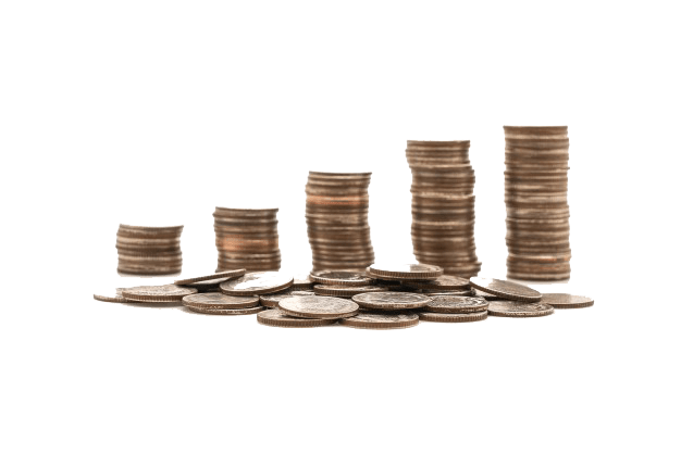 coin stacks - مالیات حقوق