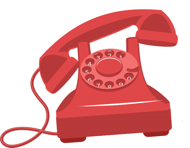 old red vintage phone ringing - حساب‌های دریافتی با نرم افزار