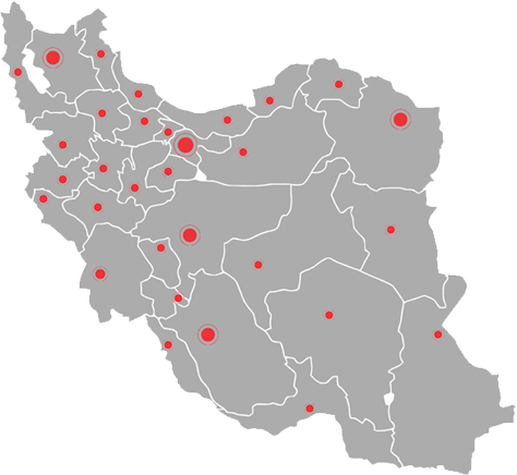 نمایندگی در سراسر ایران