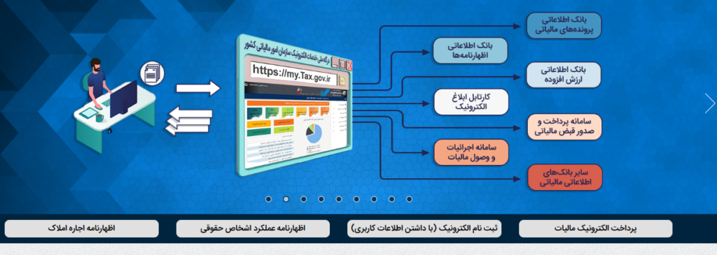 نحوه پیش ثبت نام در سامانه اظهارنامه مالیاتی