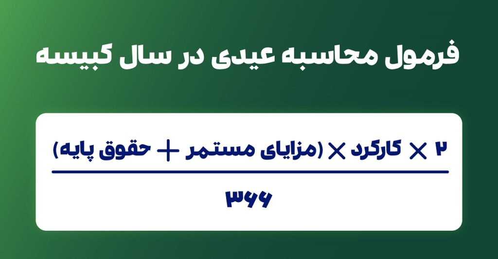 عیدی 1404 | صفر تا صد محاسبه عیدی و سنوات