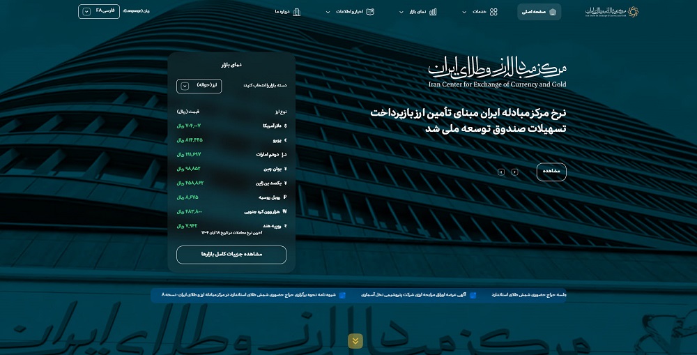 بازار ارز تجاری ایران ice.ir